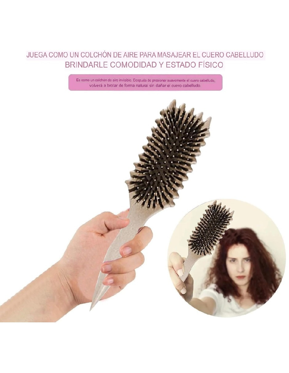 Cepillo para Cabello de Plástico