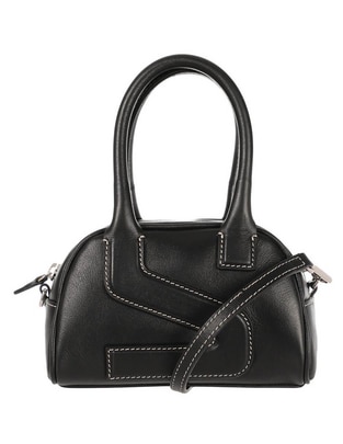 Bolsa bowler de piel para mujer