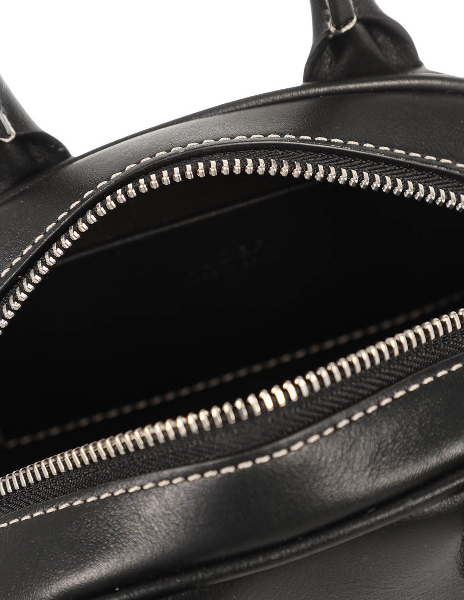 Bolsa bowler de piel para mujer 5