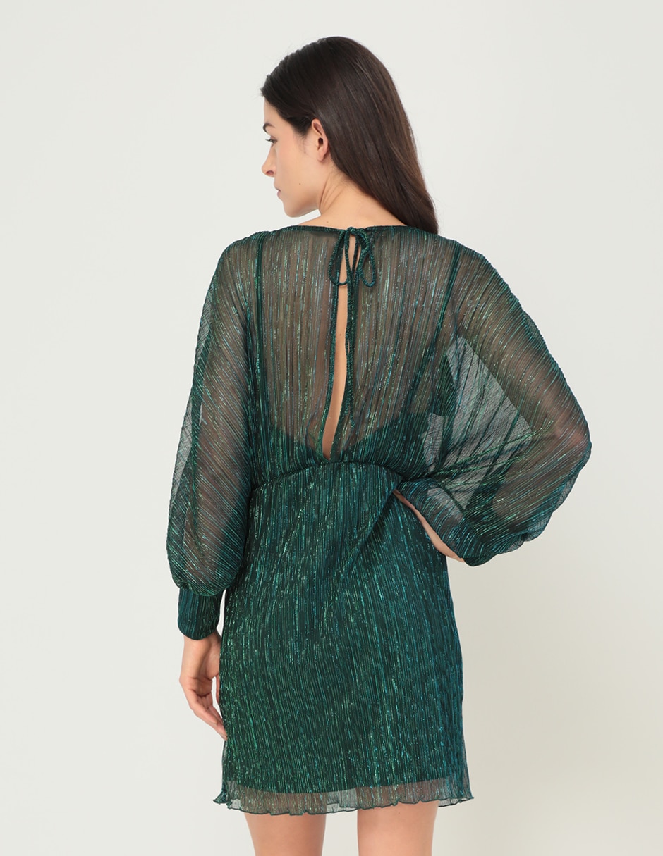 Vestido mini de fiesta escote Bajo
