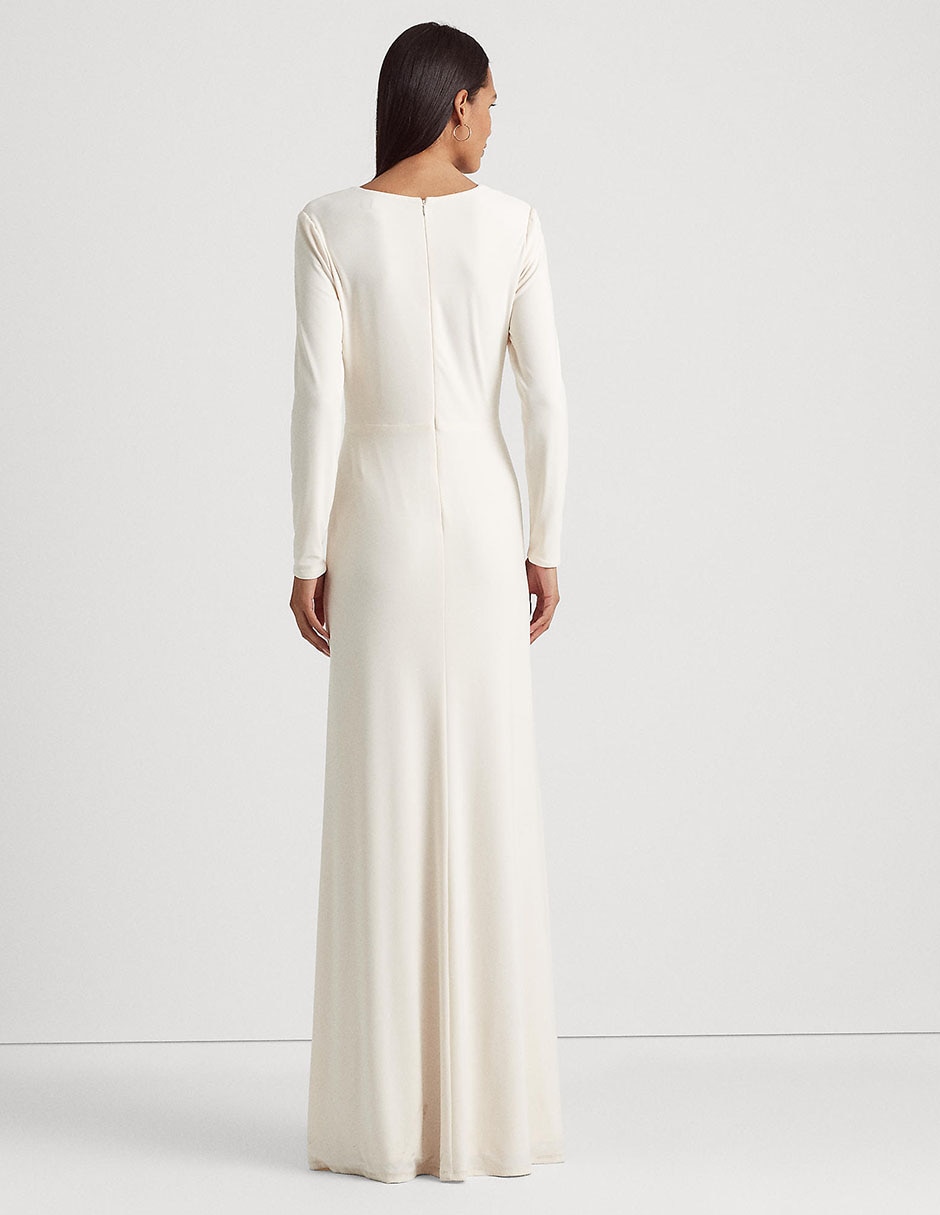 Vestido maxi de fiesta escote Medio 5