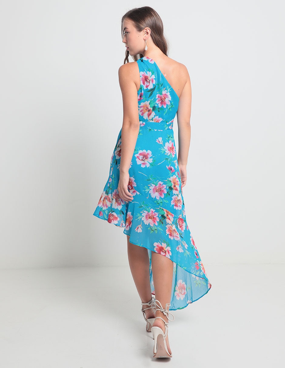 Vestido midi de fiesta escote Medio