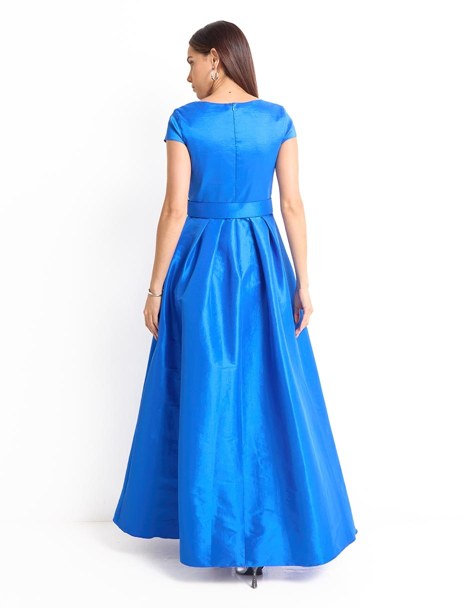 Vestido maxi de fiesta escote V 5