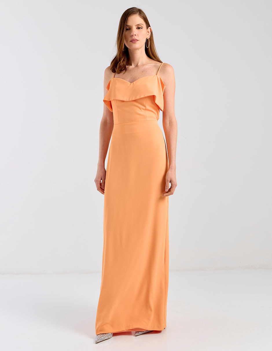Vestido maxi de fiesta espalda abierta 1