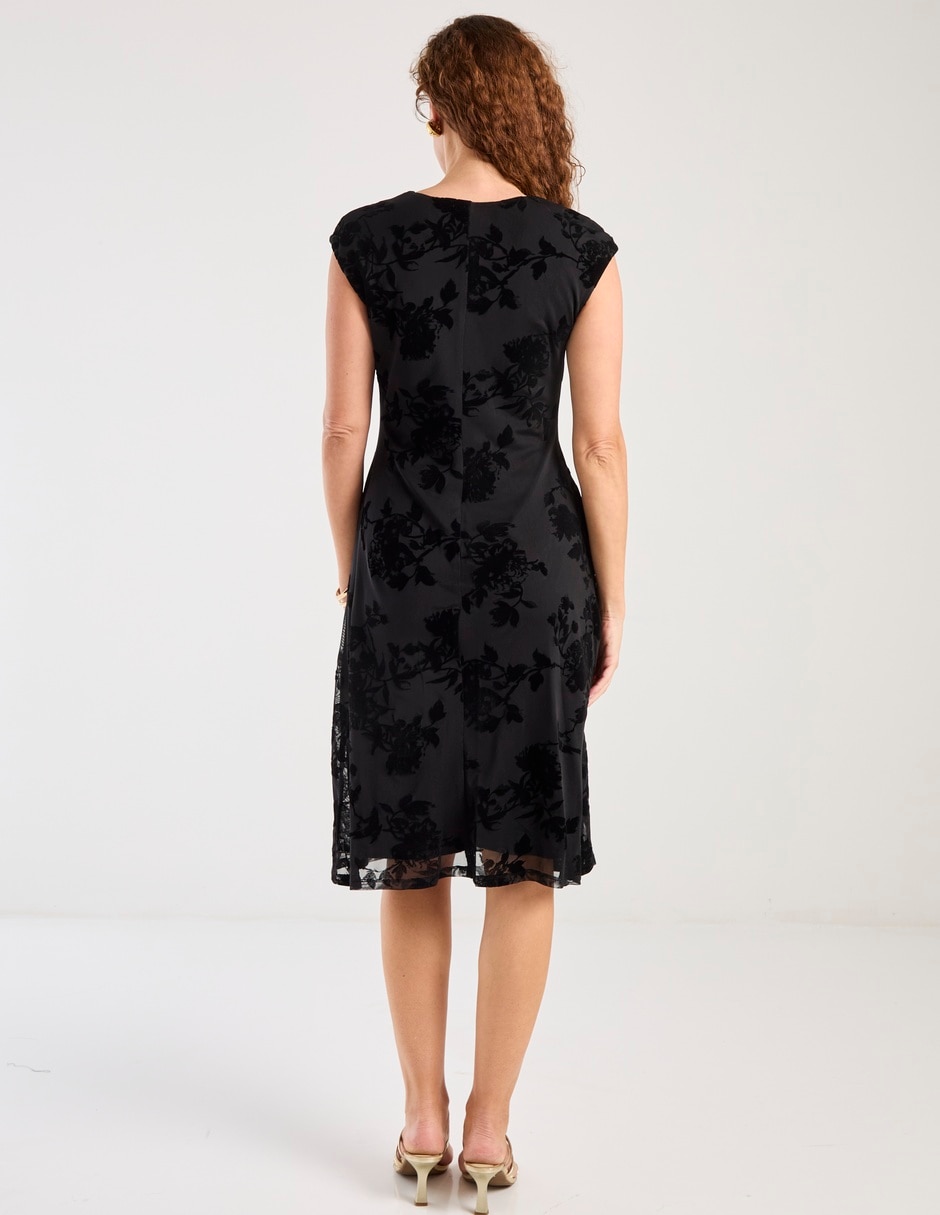 Vestido 3/4 formal Connected Apparel para mujer