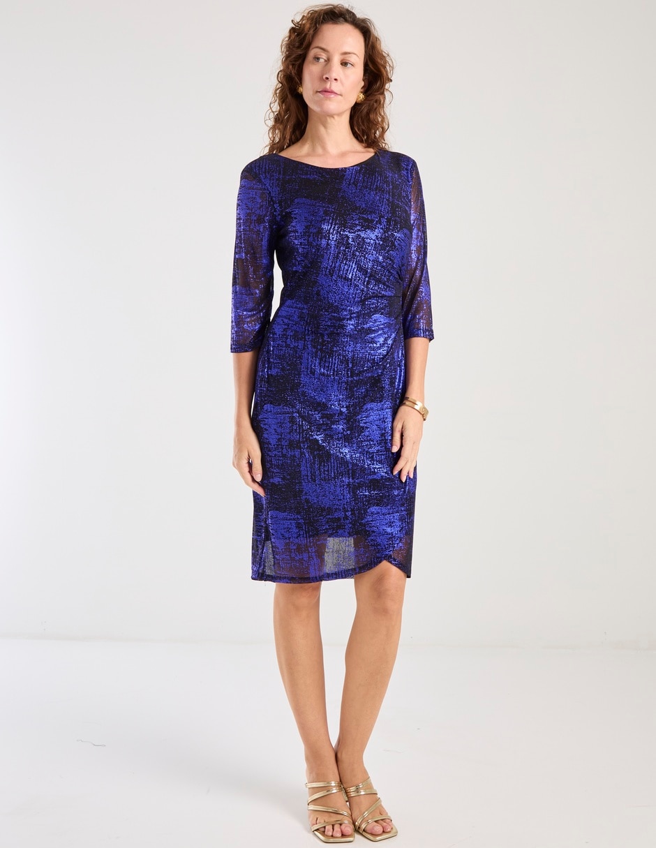 Vestido a la rodilla formal para mujer