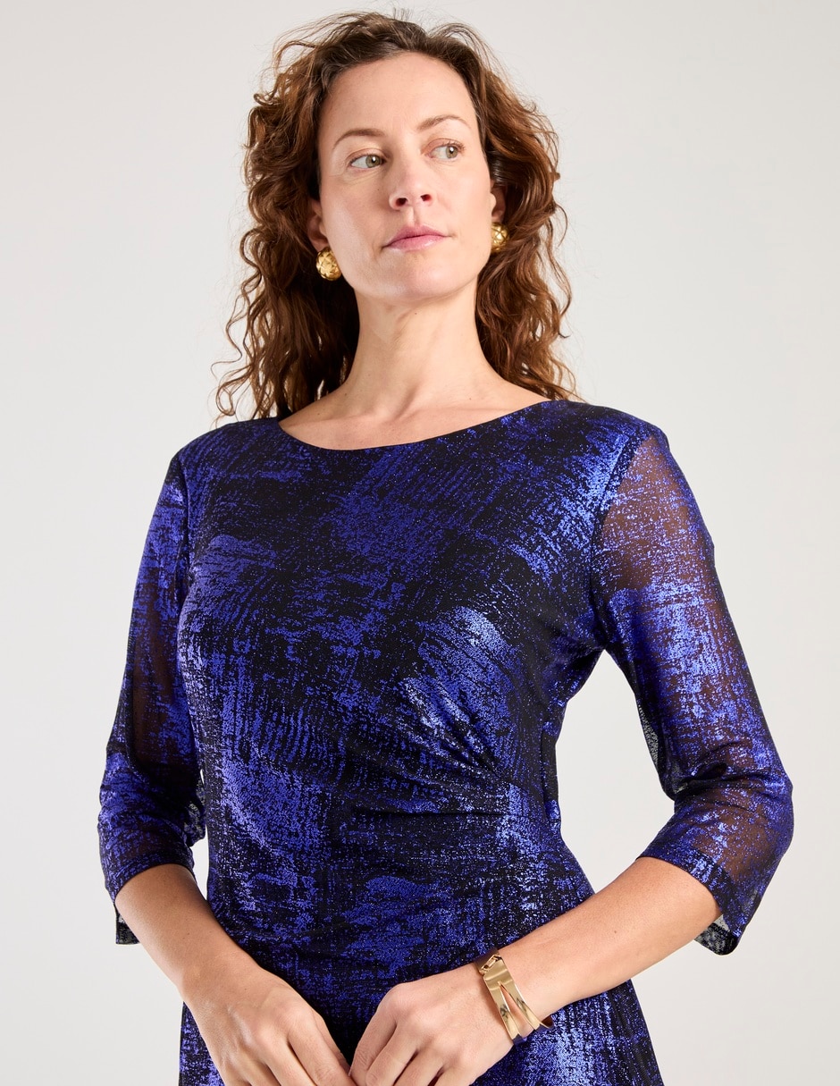 Vestido a la rodilla formal para mujer