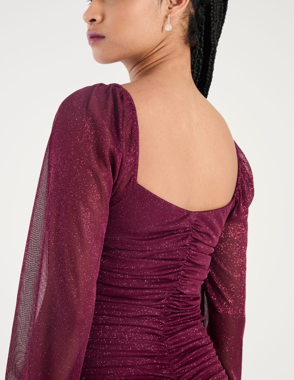 Vestido corto de fiesta Jump escote cuadrado
