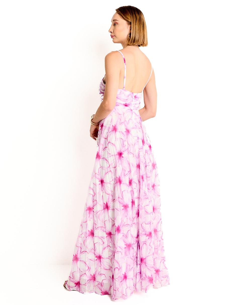 Vestido maxi de fiesta Rue De La Paix escote corazón