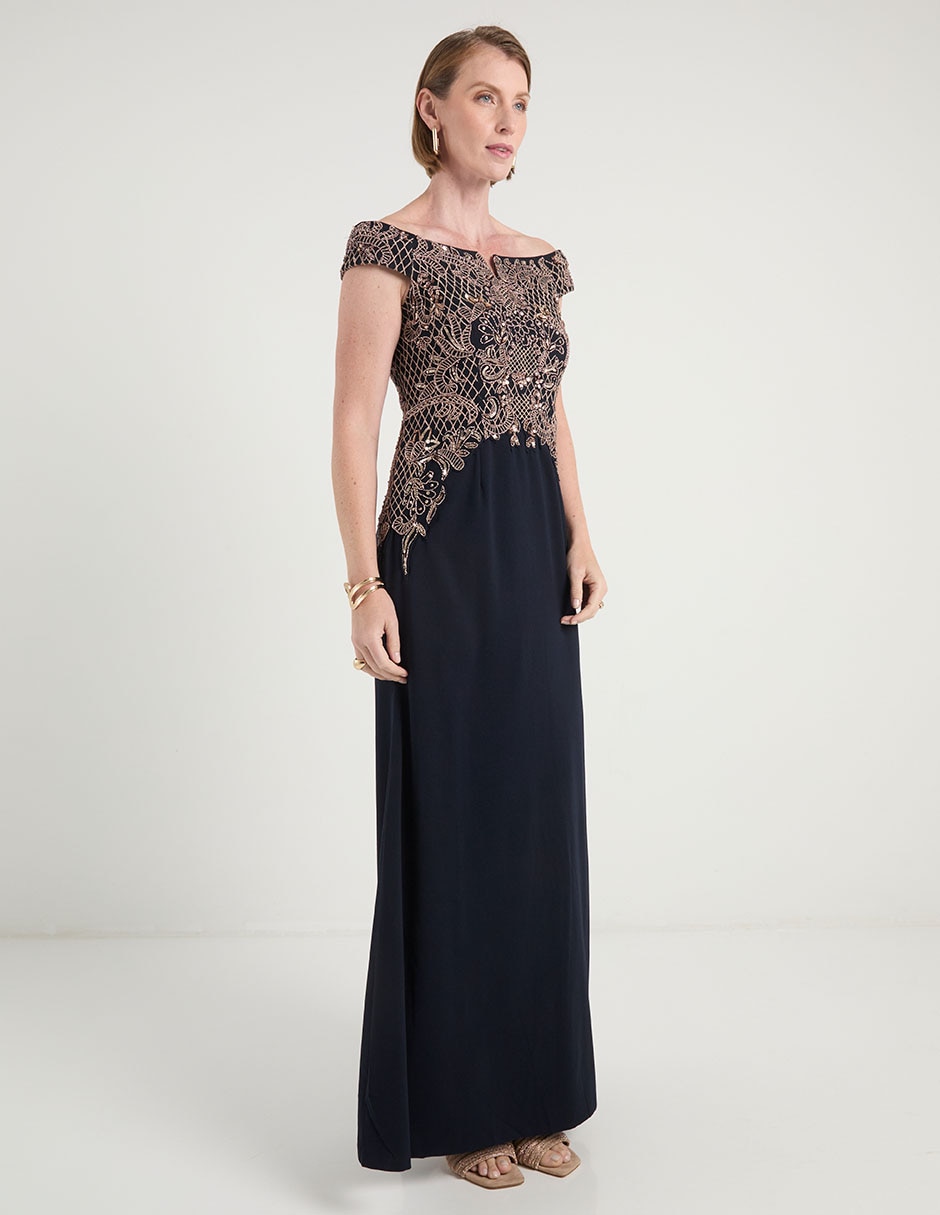 Vestido largo de fiesta para mujer 8