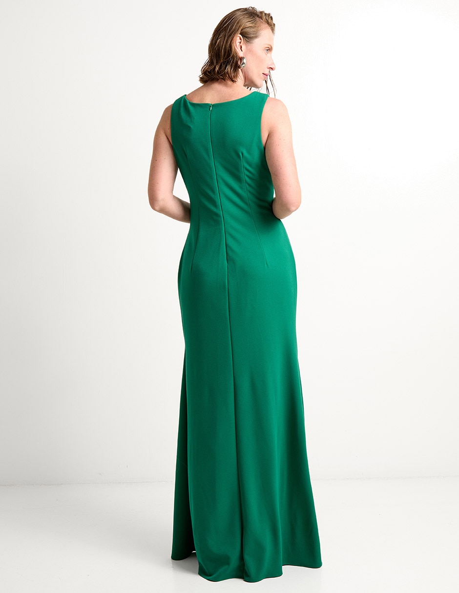 Vestido maxi de fiesta escote regular 5