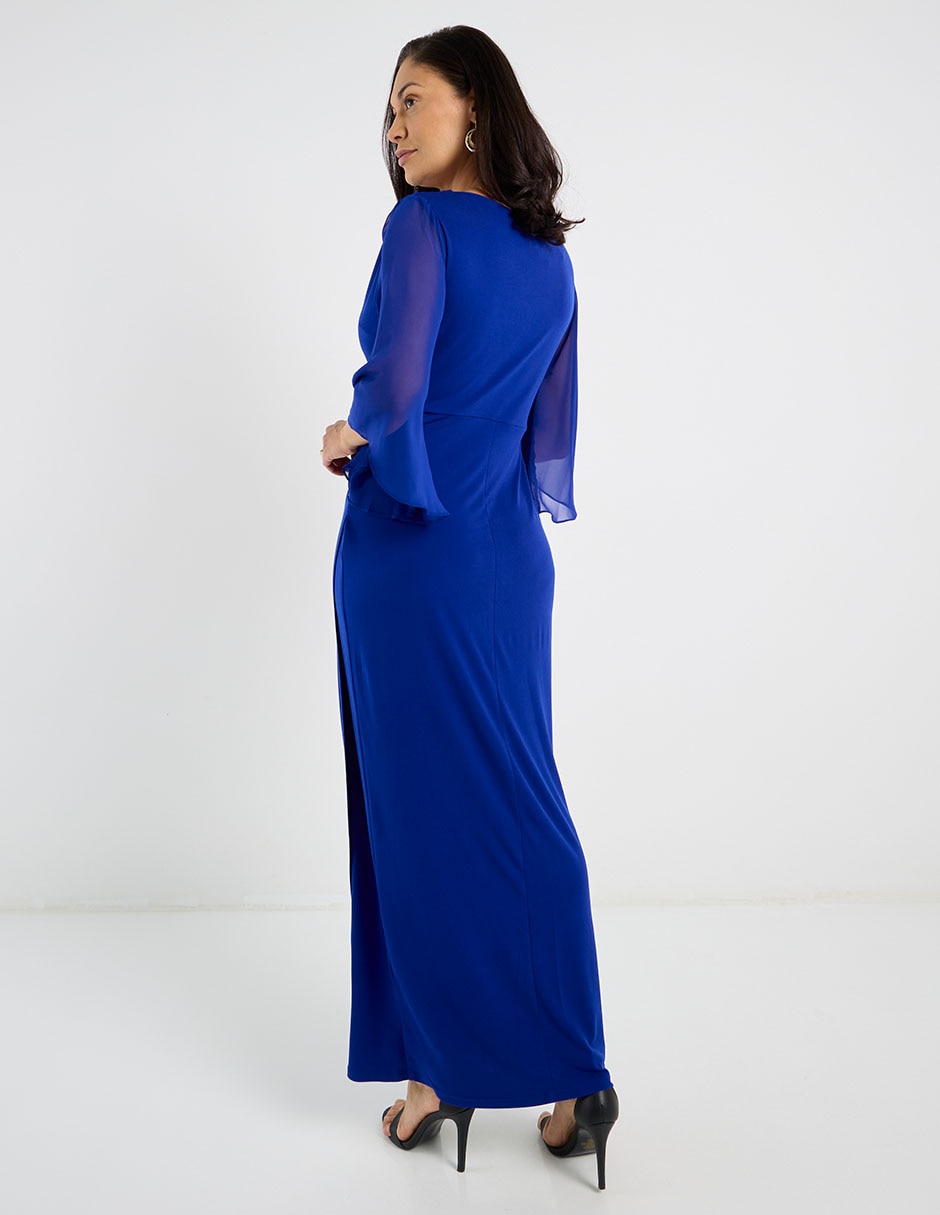 Vestido largo de fiesta escote Regular 6