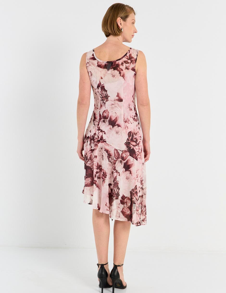 Vestido midi de fiesta escote V 6