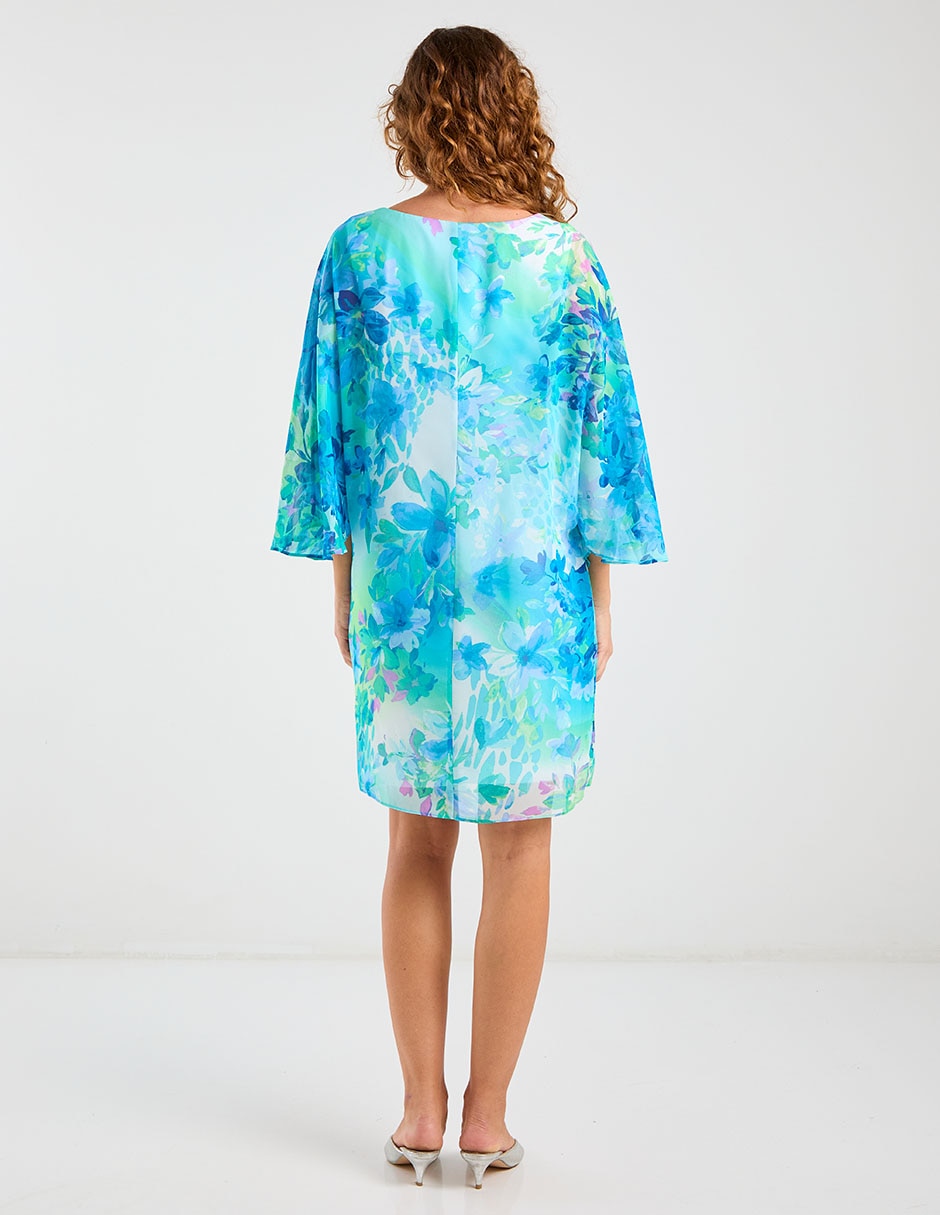 Vestido corto de fiesta escote V 11