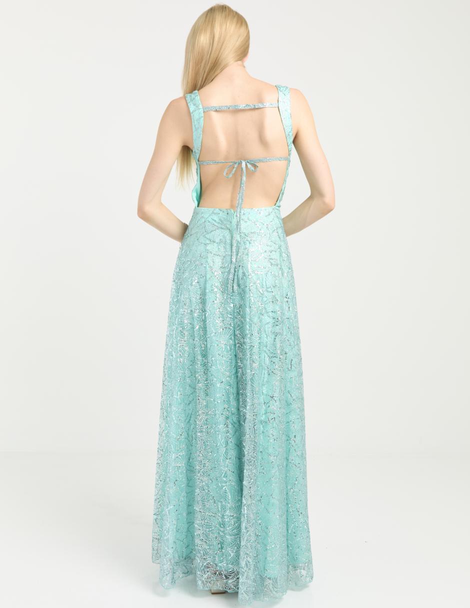 Vestido maxi de fiesta espalda abierta 5