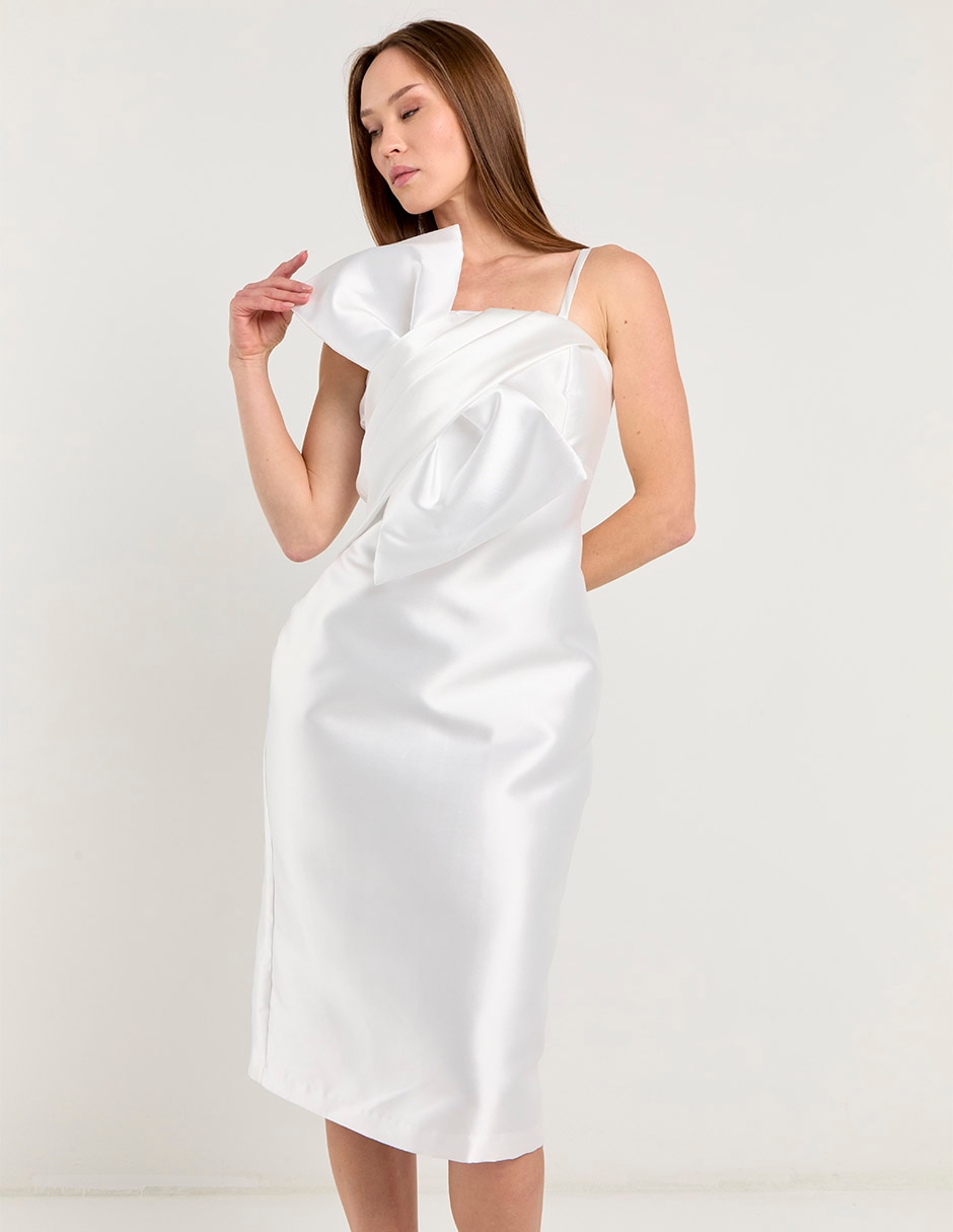 Vestido midi novia para mujer Vestido midi novia para mujer