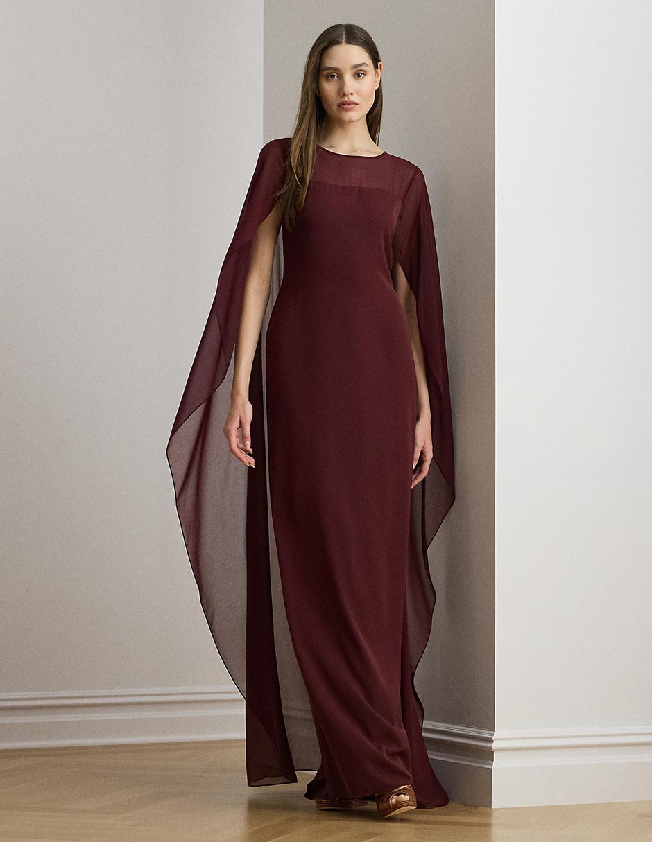 Vestido maxi de fiesta escote Regular