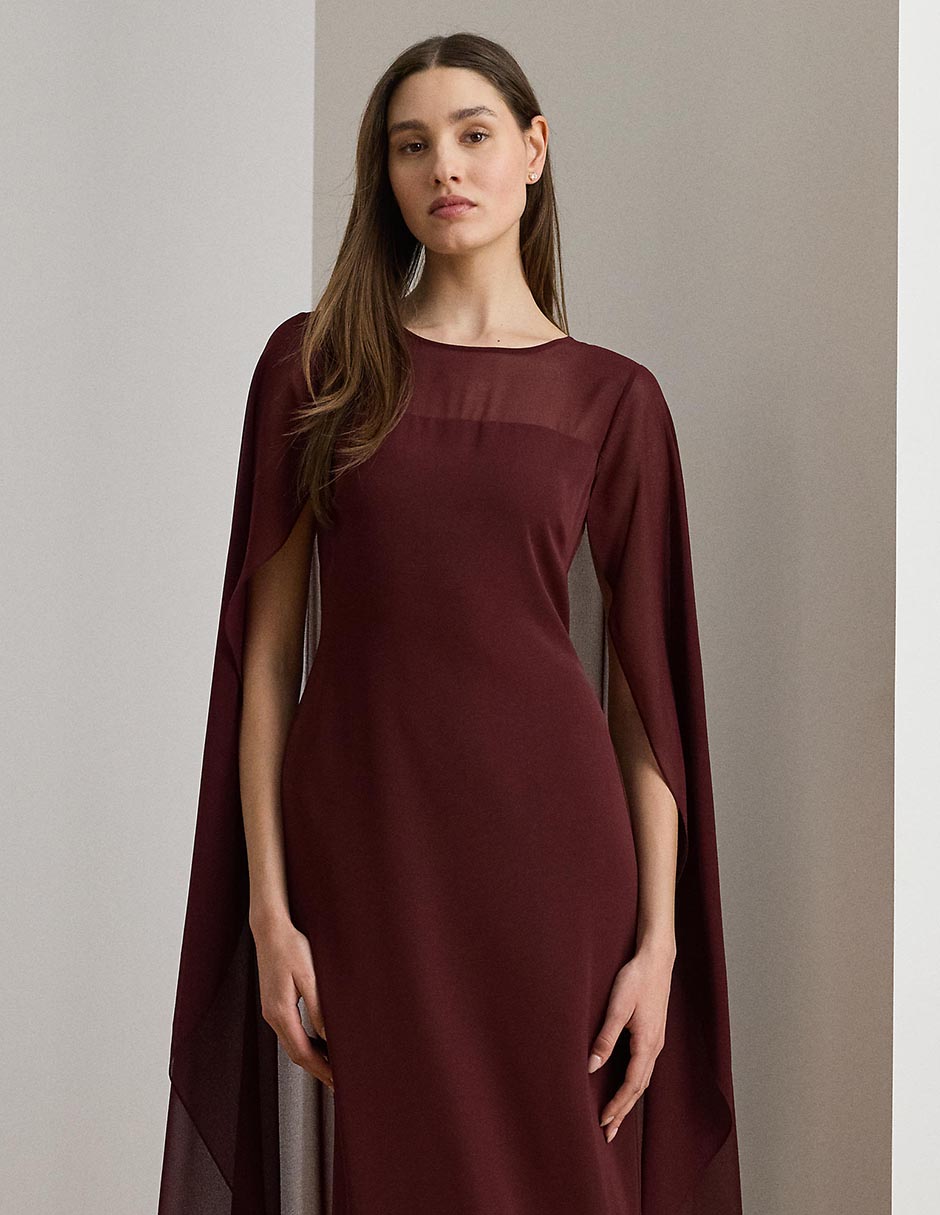 Vestido maxi de fiesta escote Regular