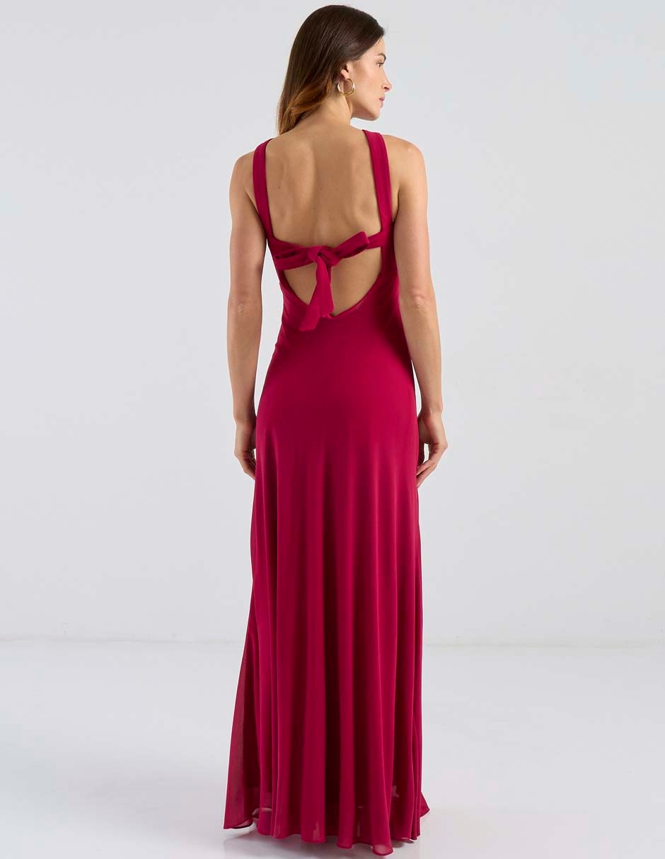 Vestido maxi de fiesta espalda abierta 5