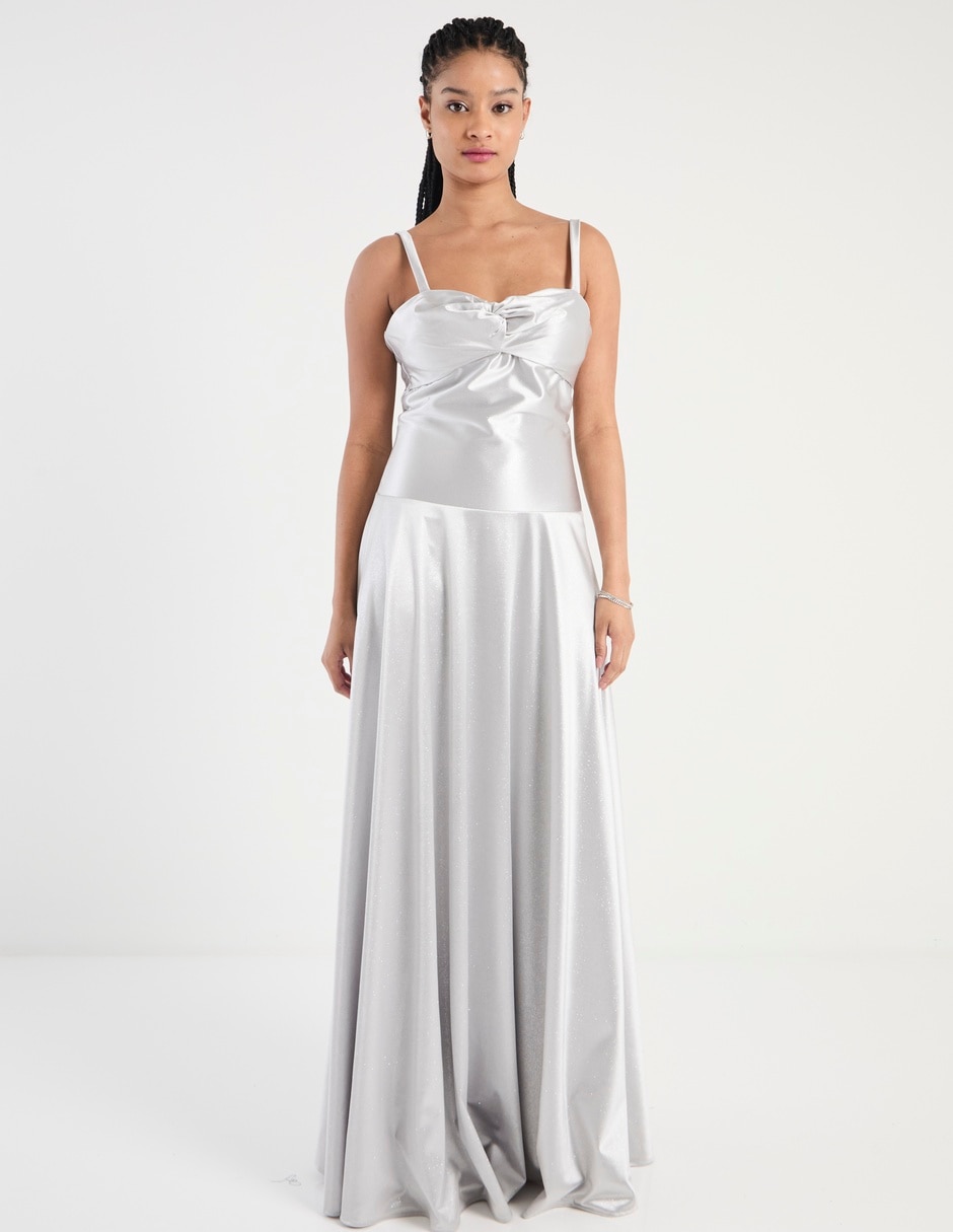Vestido maxi de fiesta escote Corazón Vestido maxi de fiesta escote Corazón