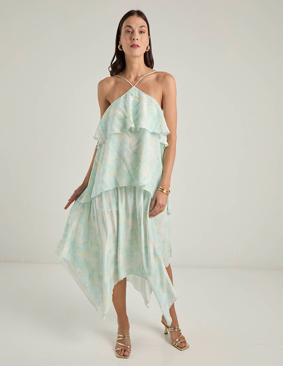 Vestido midi de fiesta 5