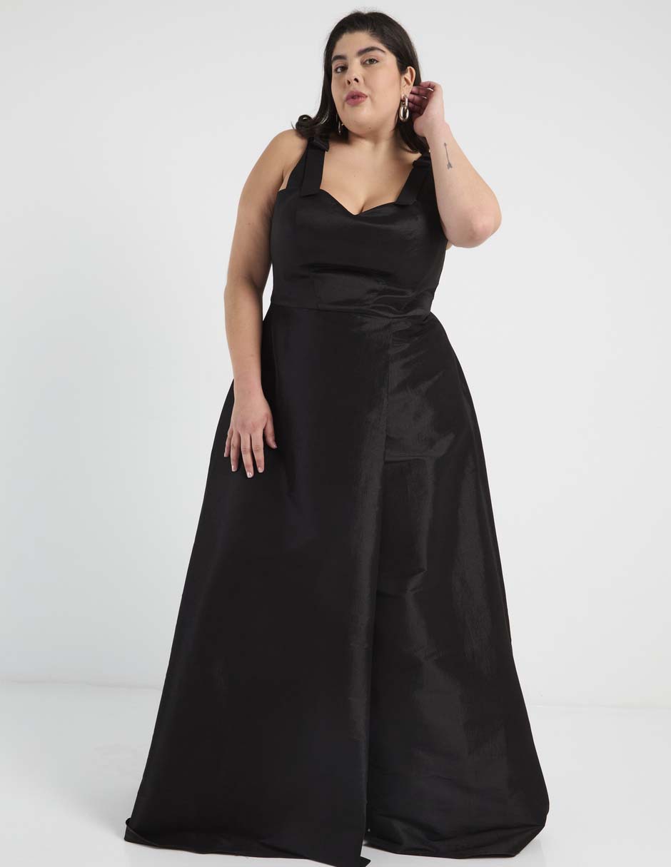 Vestido maxi de fiesta escote corazón 7