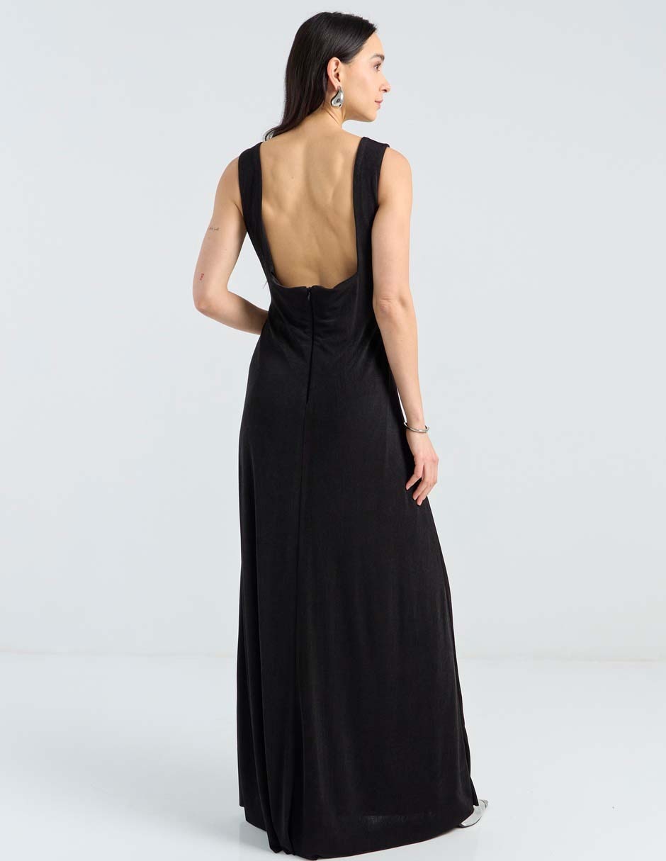 Vestido maxi de fiesta espalda abierta 5