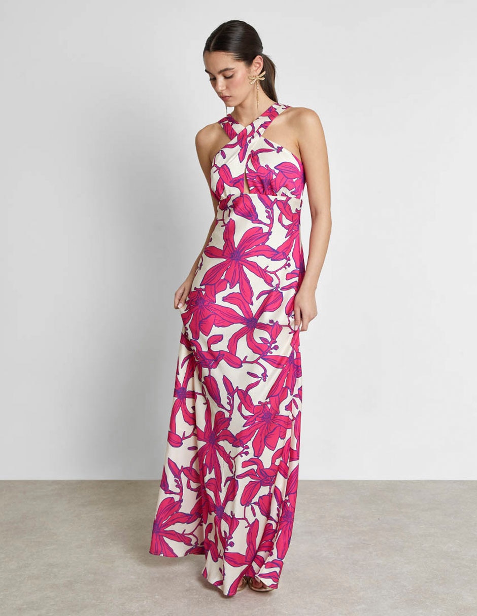 Vestido maxi casual Trucco para mujer
