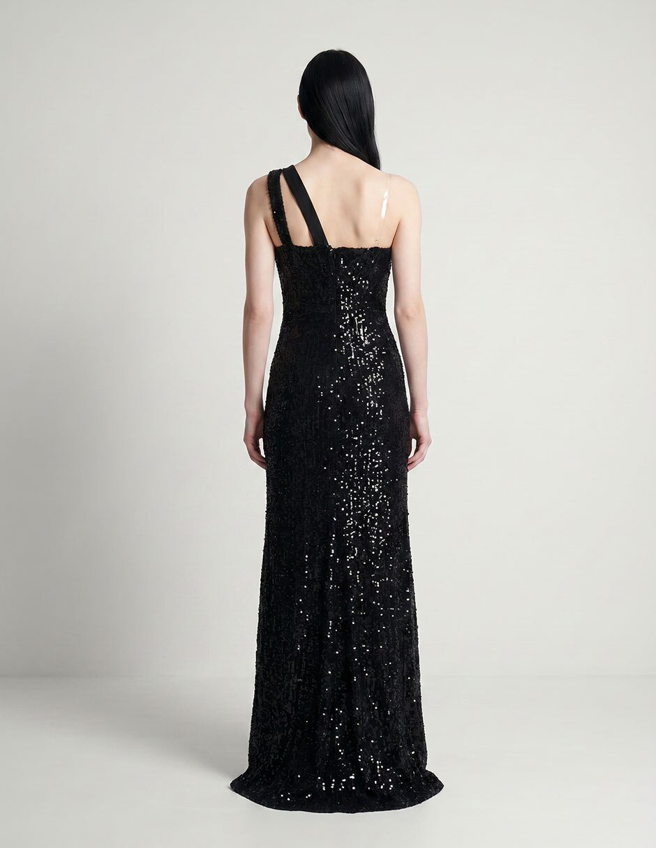 Vestido maxi de fiesta Eva Brazzi escote medio