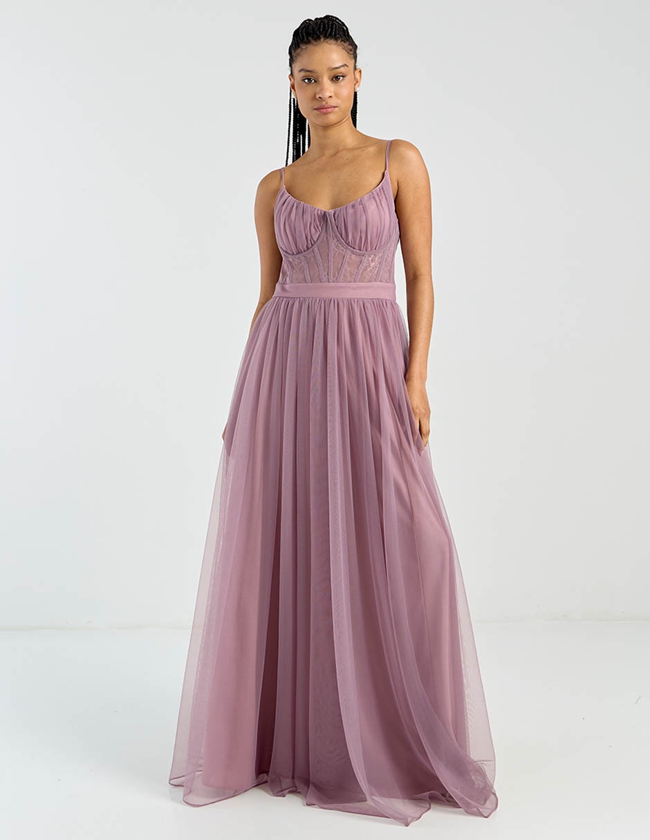 Vestido maxi de fiesta
