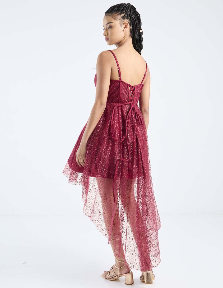 Vestido corto de fiesta escote Corazón 4