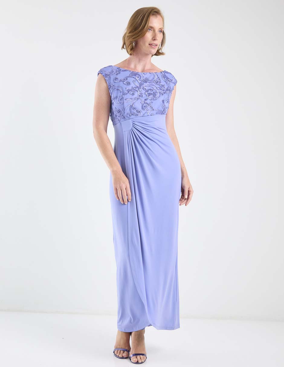 Vestido de fiesta escote medio 3
