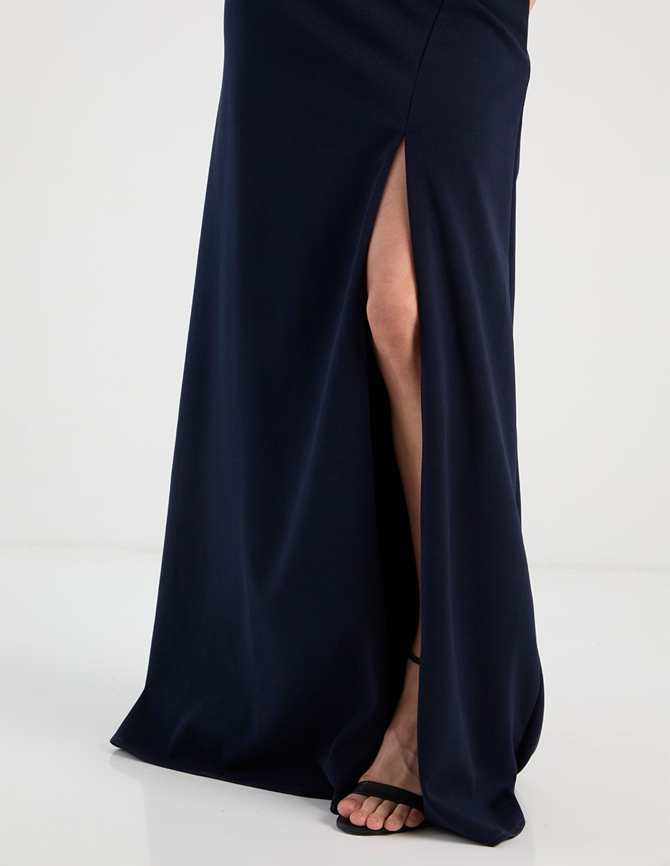 Vestido maxi de fiesta Rue de la Paix espalda cruzada