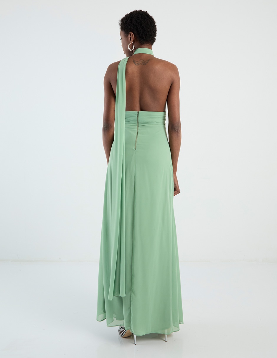 Vestido maxi de fiesta espalda abierta 9