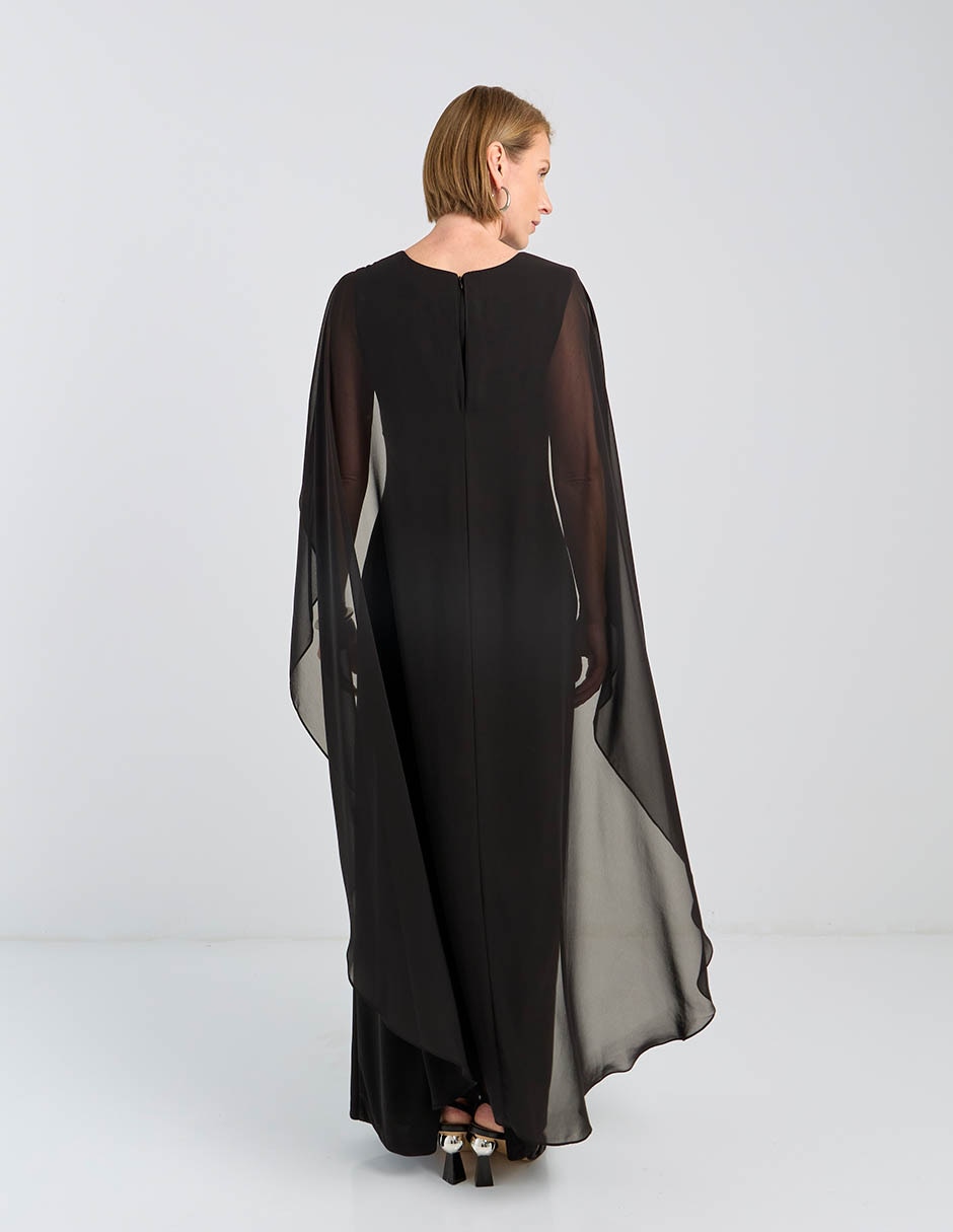 Vestido maxi de fiesta escote regular 5