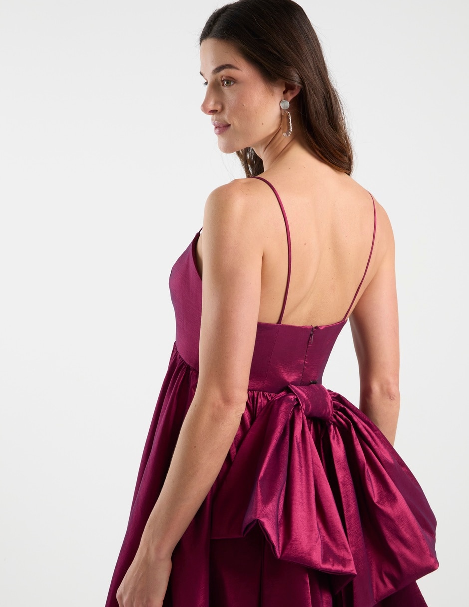 Vestido maxi de fiesta escote corazón 10