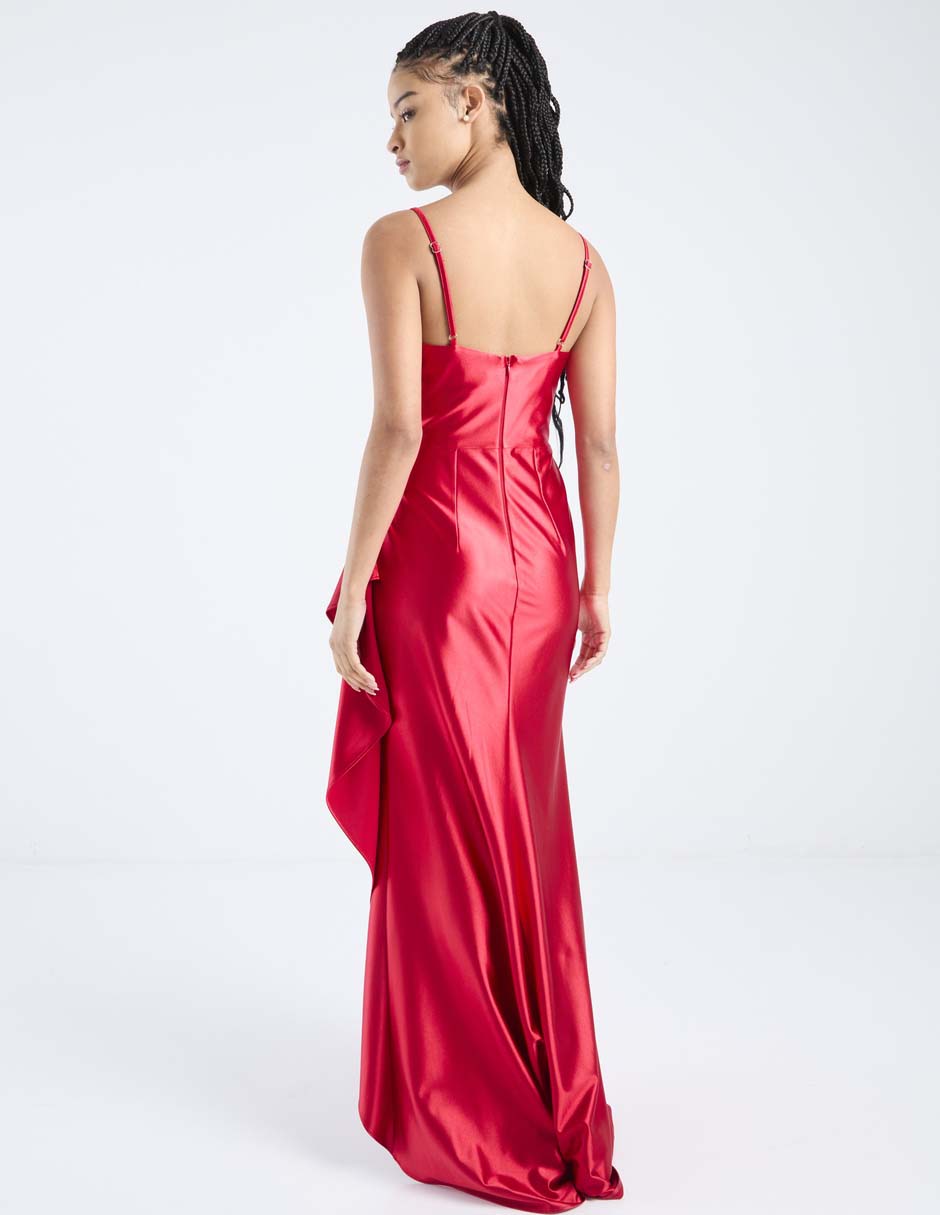 Vestido largo fiesta escote espalda abierta 5
