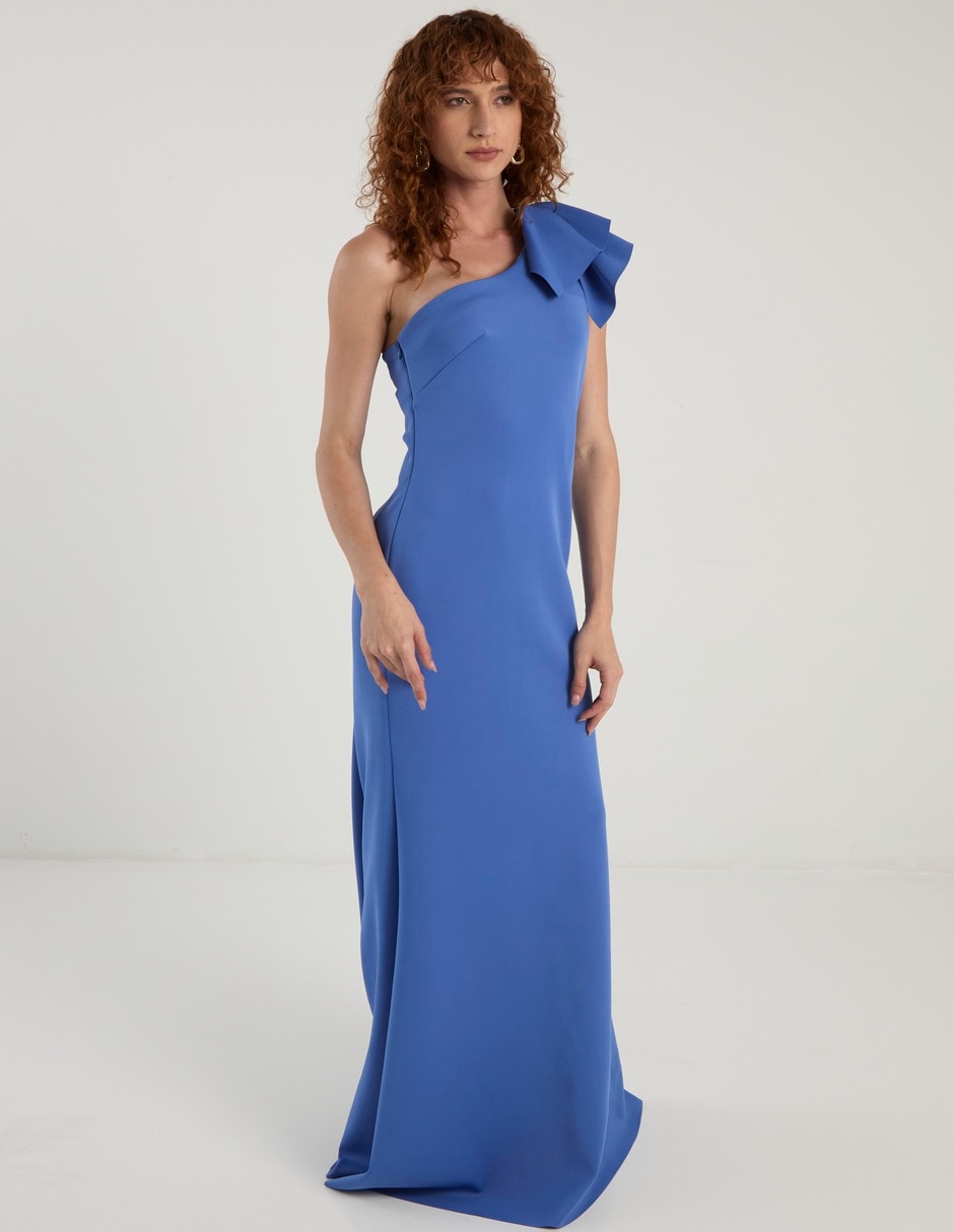 Vestido maxi de fiesta escote Regular