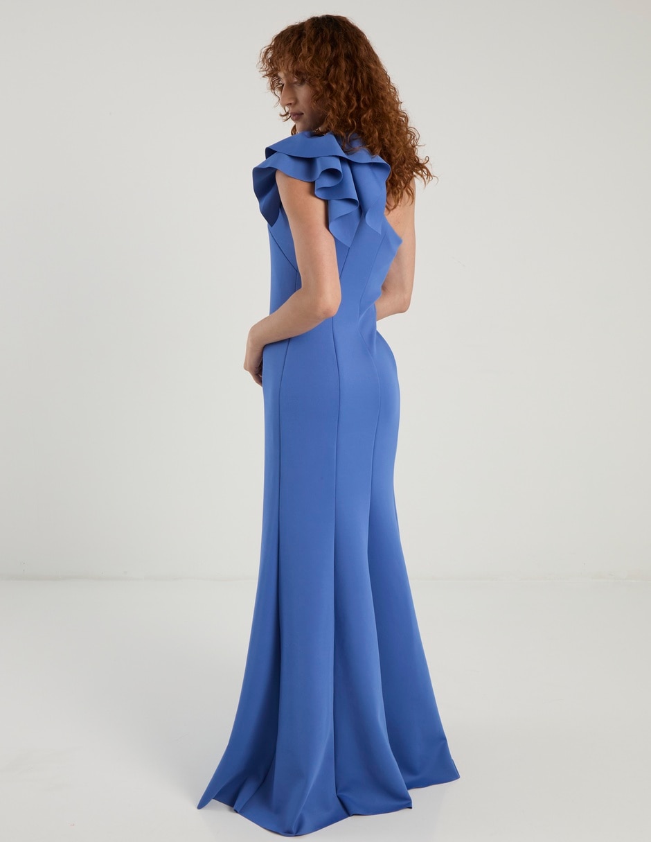 Vestido maxi de fiesta escote Regular 6