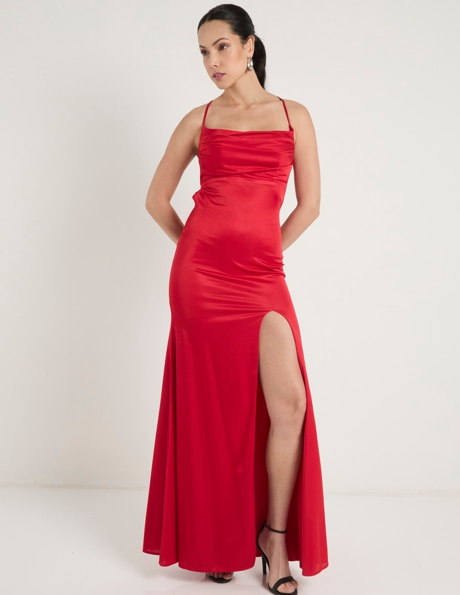Vestido largo de fiesta