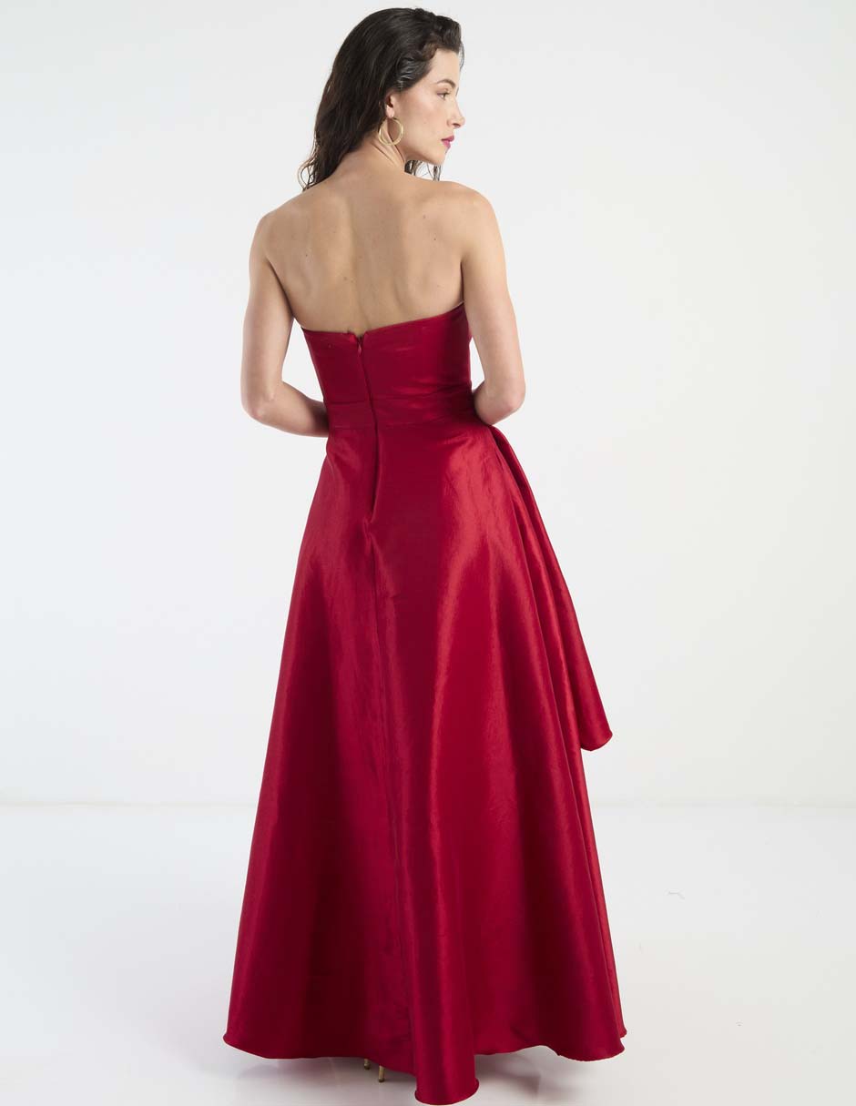 Vestido maxi de fiesta escote Corazón 6