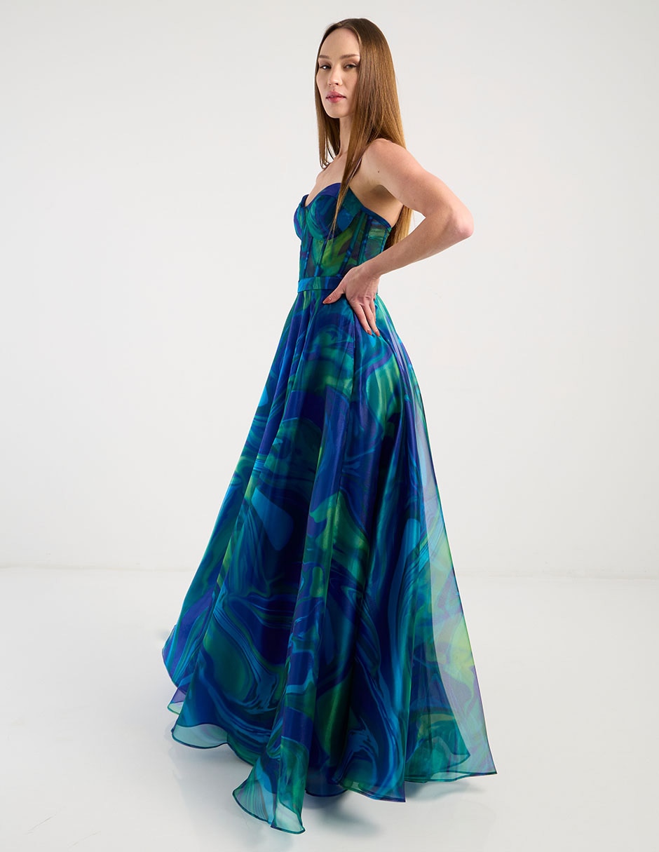 Vestido largo de fiesta para mujer 1
