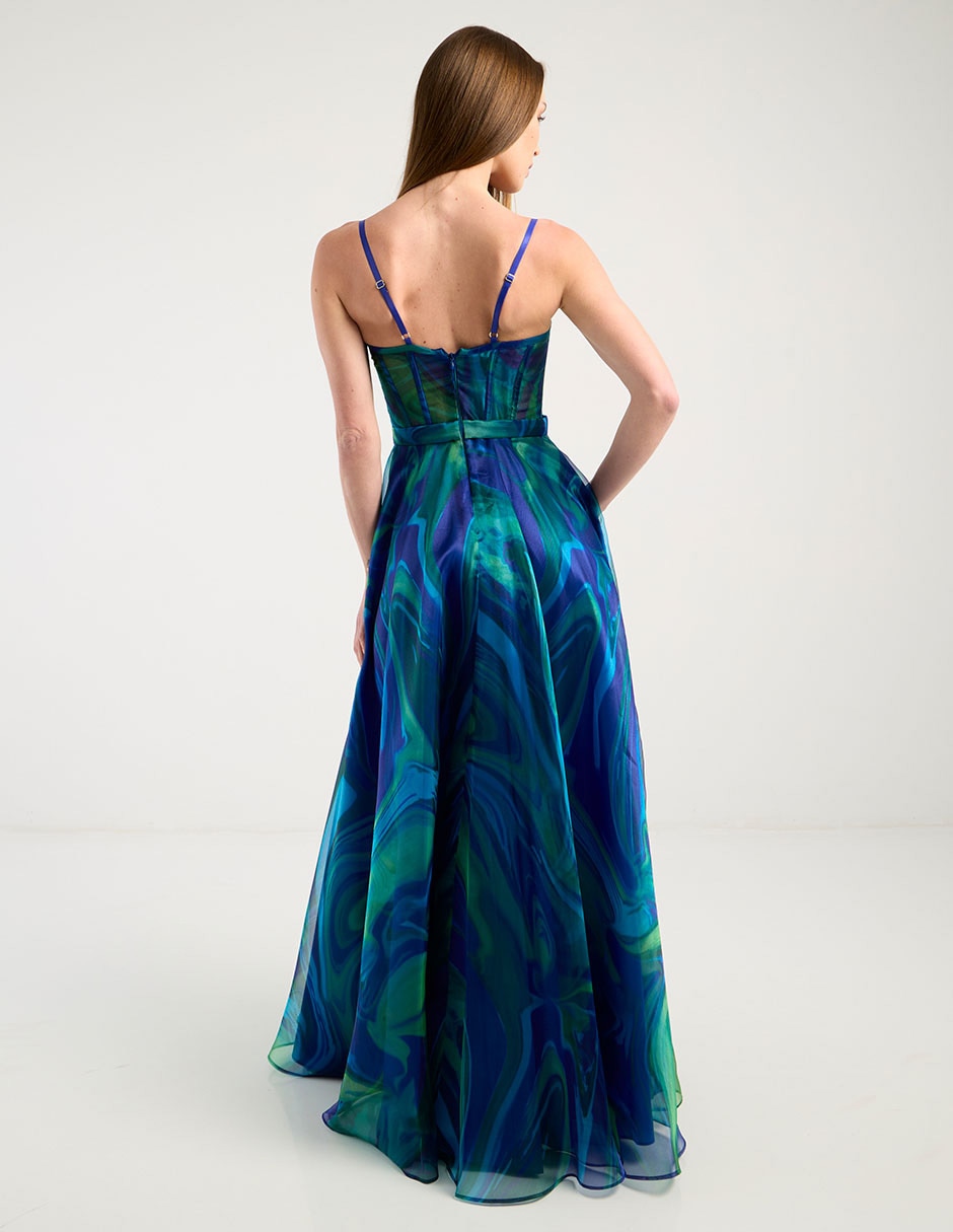Vestido largo de fiesta para mujer 8