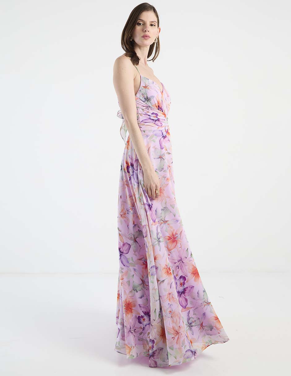Vestido maxi fiesta rue de la paix para mujer