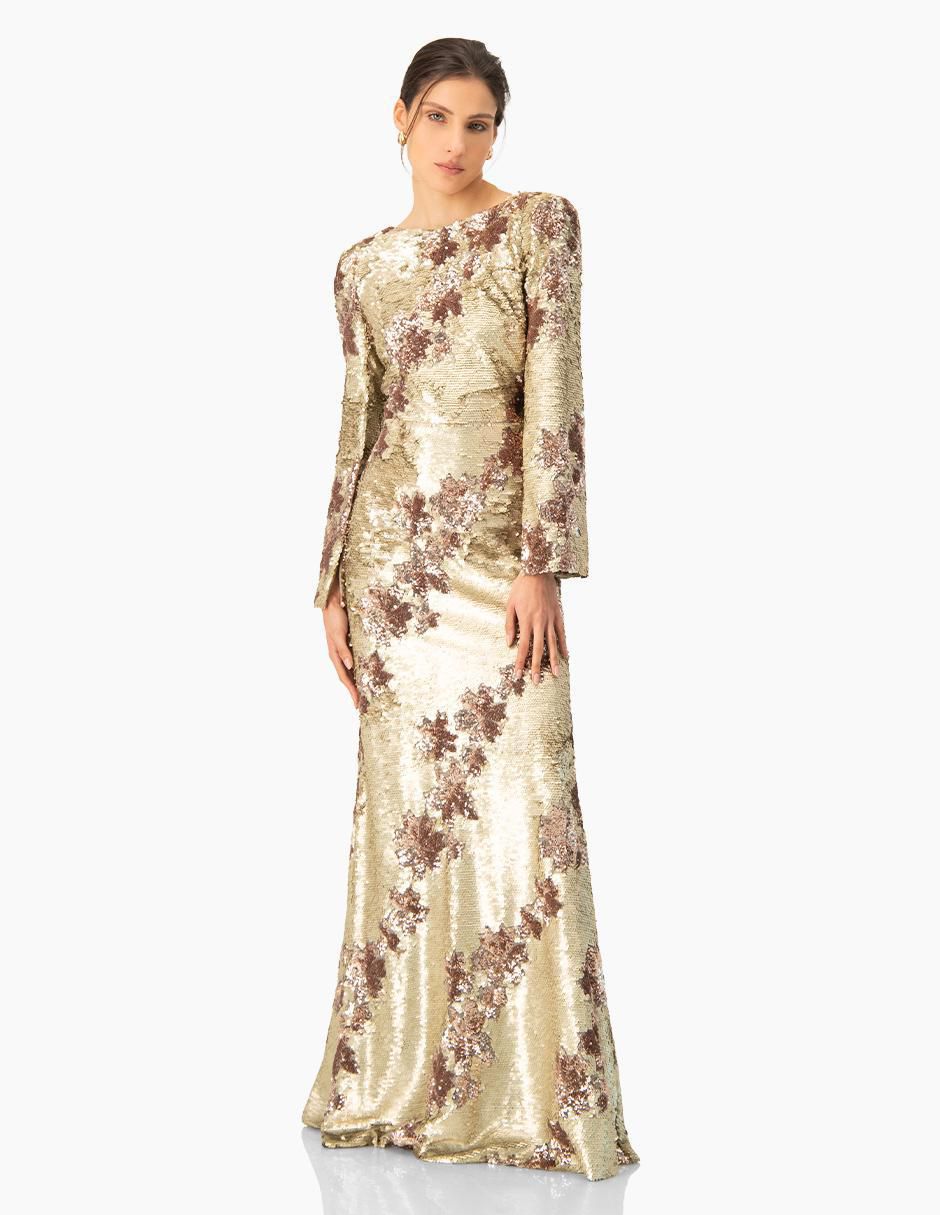 Vestido maxi de fiesta Ivonne Couture