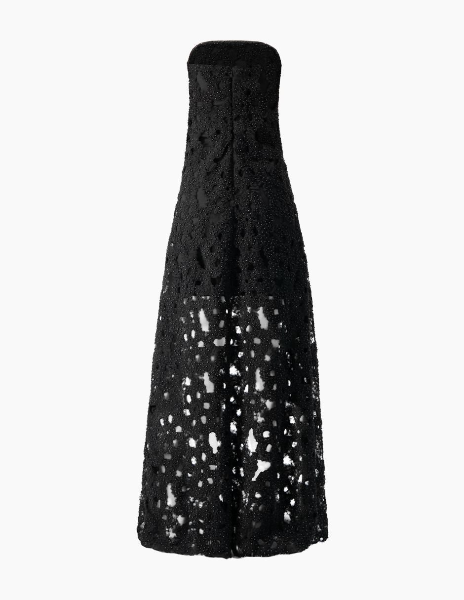 Vestido maxi de fiesta Ivonne Couture escote Corazón 6