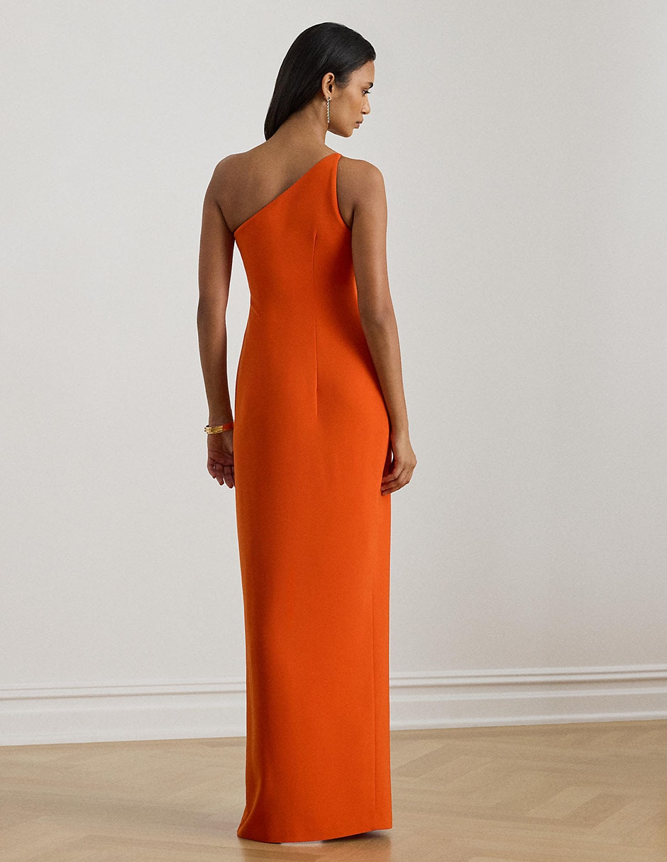 Vestido largo de fiesta lauren ralph lauren espalda abierta