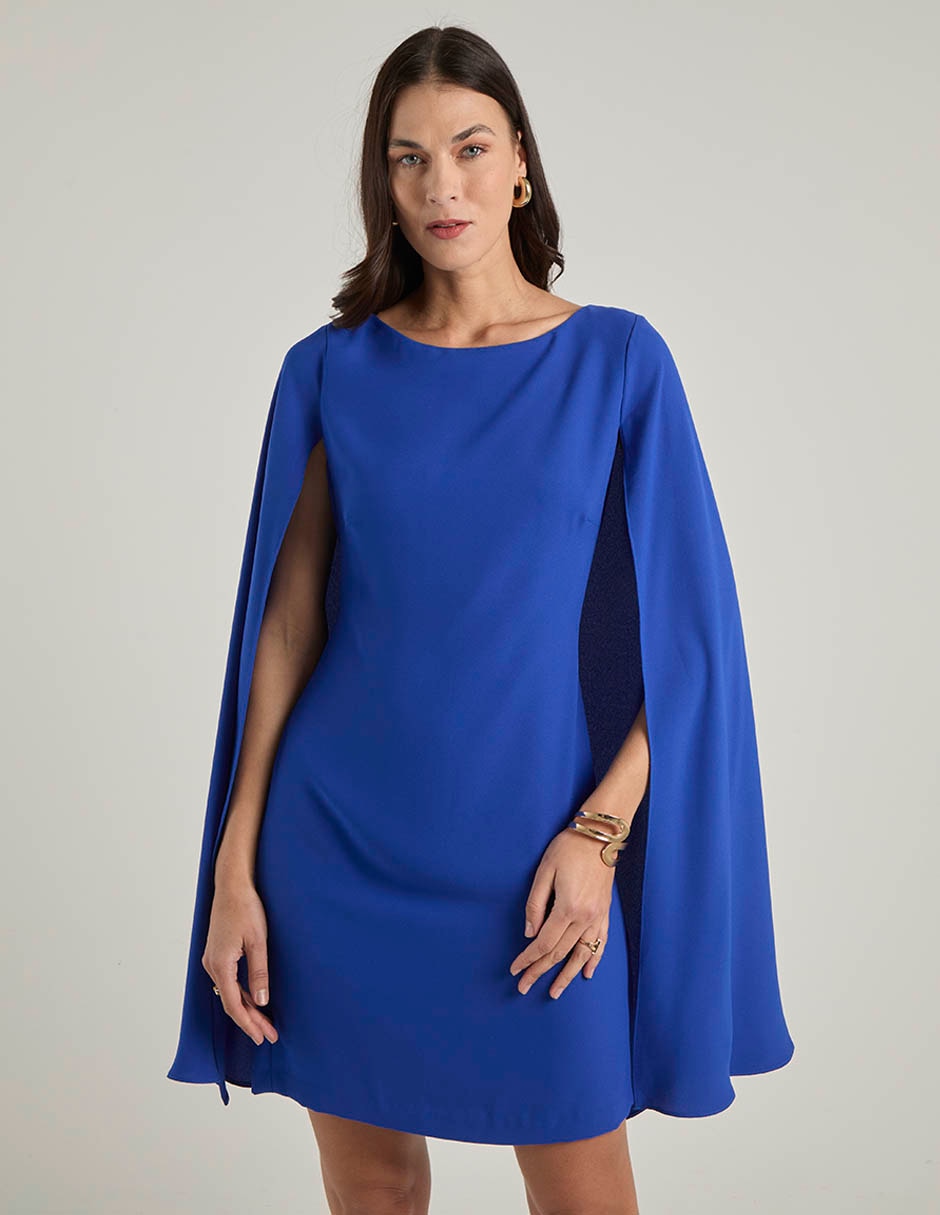 Vestido mini fiesta Lauren Ralph Lauren escote redondo