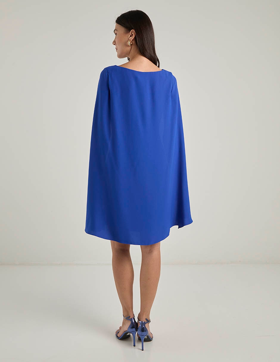 Vestido mini fiesta Lauren Ralph Lauren escote redondo