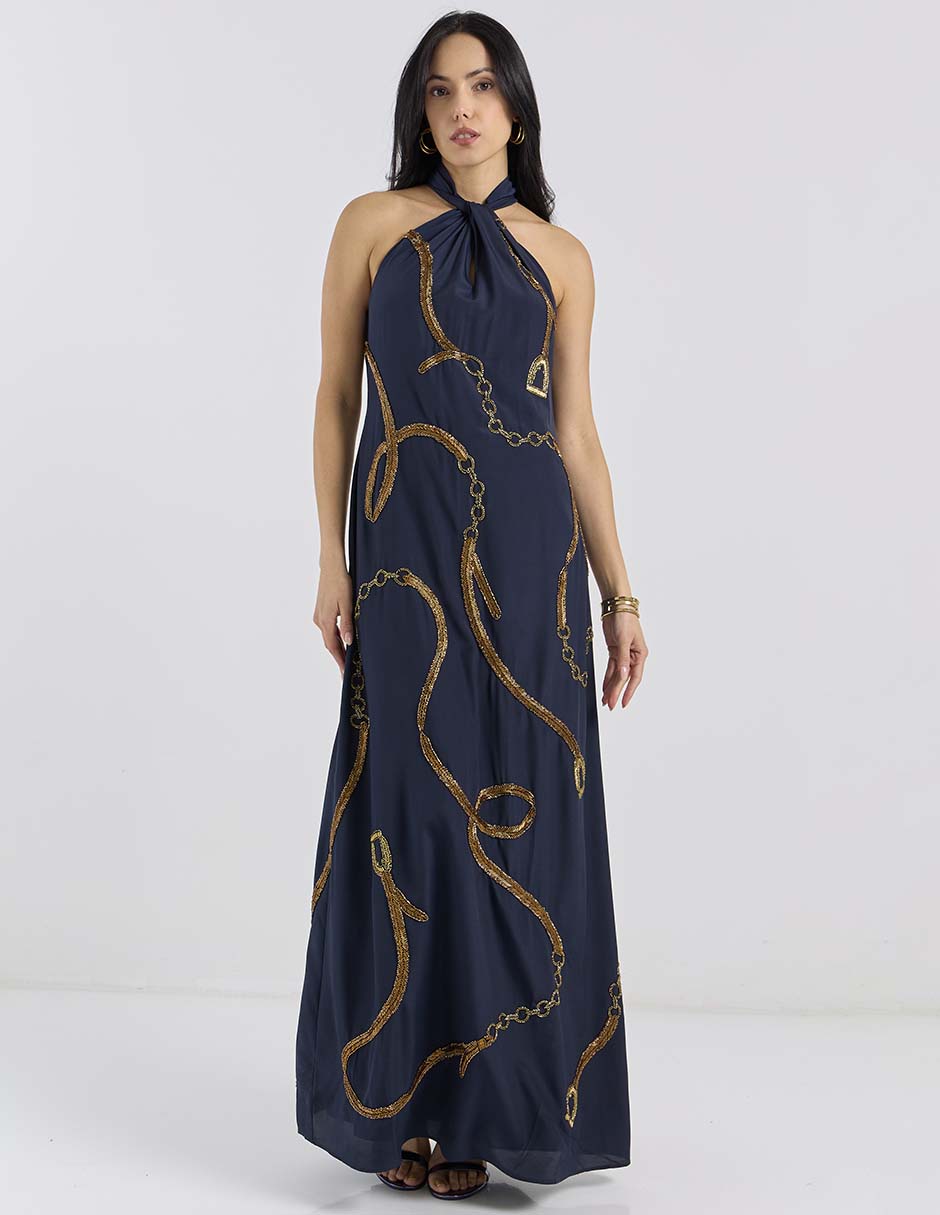 Vestido largo de fiesta para mujer 1